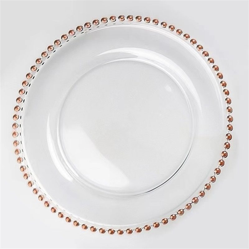 Wholesale Glass Charger Plate PZ-009 - Image 3